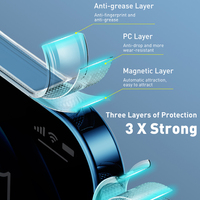 Baseus przezroczysty magnetyczny futerał na telefon iPhone 13 Pro Max 13pro bezprzewodowy pokrowiec na iPhone 12 12 Pro Max magnetyczny futerał 3